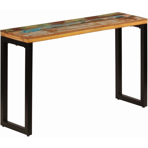 The Living Store konzolna mizica 120x35x76 cm trden predelan les in jeklo - konzolna miza, (21837677) Slike