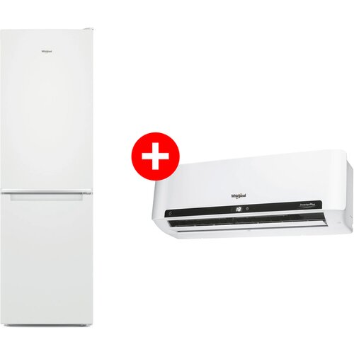 Whirlpool kombinovani frižider no frost W7X 81I w + inverter klima uređaj spiw 309L Slike