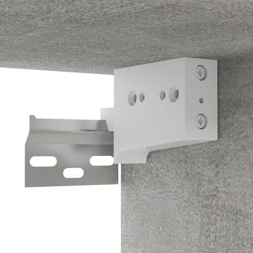  TV ormarić boja betona 100x30x26,5 cm konstruirano drvo Slike