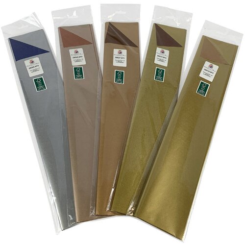  PAPIR UKRASNI TISSUE 50X75CM PK6 CARTOTECNICA ROSSI Z8017 METALIK ZLATNO-SMEĐI BLIS. Slike