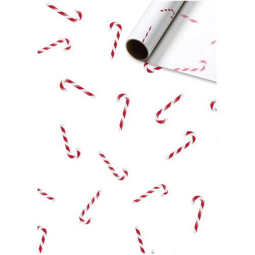  PAPIR OKRASNI ROLE TISSUE 50X500CM CANDY CANE STEWO 5576 20 Slike