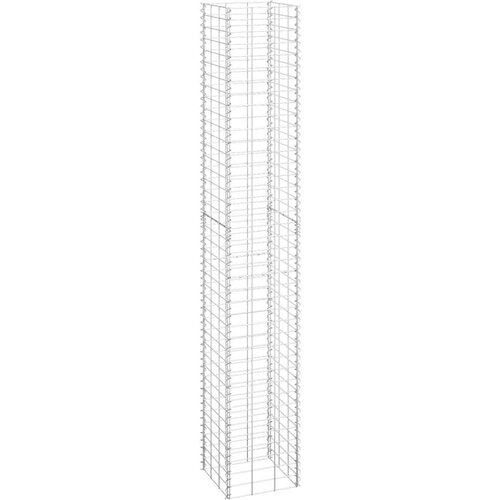 VidaXL gabionske povi&amp;scaron;ene gredice 3 kom 30 x 30 x 200 cm željezne Slike