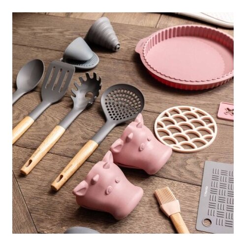 Dekordom držač za kašiku easy cook 11x7cm - grey - hml ( 038952 ) Cene