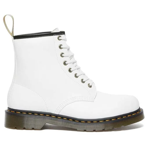 Dr. Martens Gležnjače 1460 za žene, boja: bijela, ravni potplat