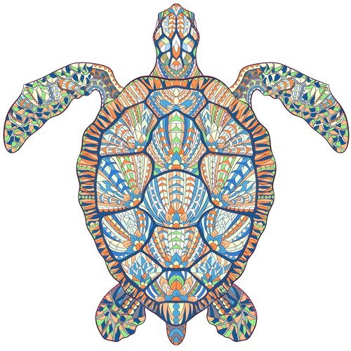 IZMAEL Drvene puzzle - Sea Turtle / L Cene