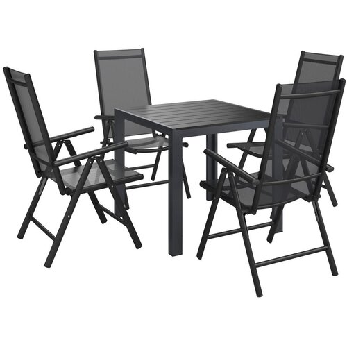 Ambia Garden vrtna garnitura mrežasta prevleka aluminij Slike