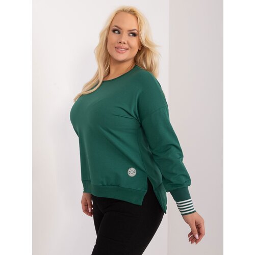 RELEVANCE Blouse-RV-BZ-9145.02-dark green Cene