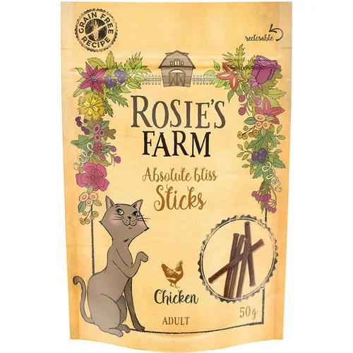 Rosie's Farm Snack "Sticks" piletina - 50 g