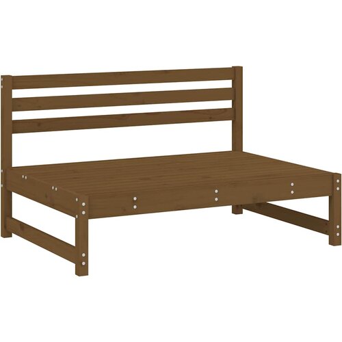  Srednja sofa boja meda 120x80 cm od masivne borovine Smeđa Slike