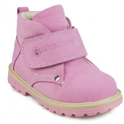 Lumberjack Rock Leather Pink Kids Boots Slike