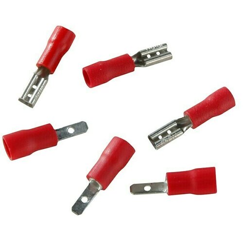 VOLTOMAT Ravna nasadna stopica (2,8 mm, Poprečni presjek: 0,5 – 1,5 mm², null, Crvene boje) Cijene