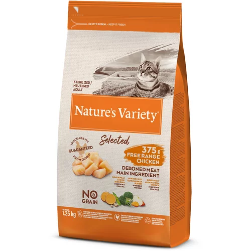 Nature's Variety Selected Sterilised s piščancem iz proste reje - Varčno pakiranje: 2 x 1,25 kg