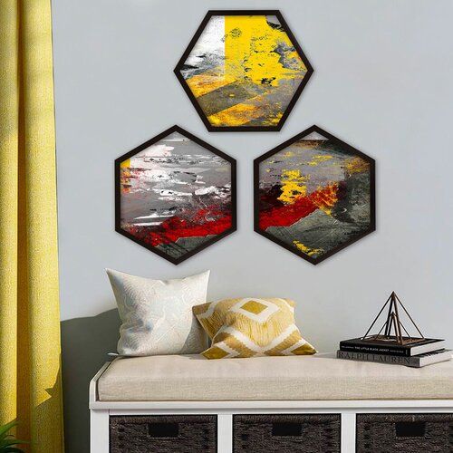 Wallity Uokvirena slika 6GEN889832202, 35x35 cm, 3 dijela Cijene