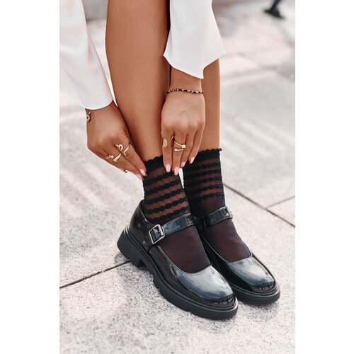 FI1 Lacquered Women's Shoes With Strap Black Vinceza 62179 Cijene