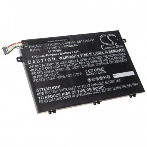 VHBW Baterija za Lenovo ThinkPad E14 / E15 / E480 / E580, 4050 mAh Slike
