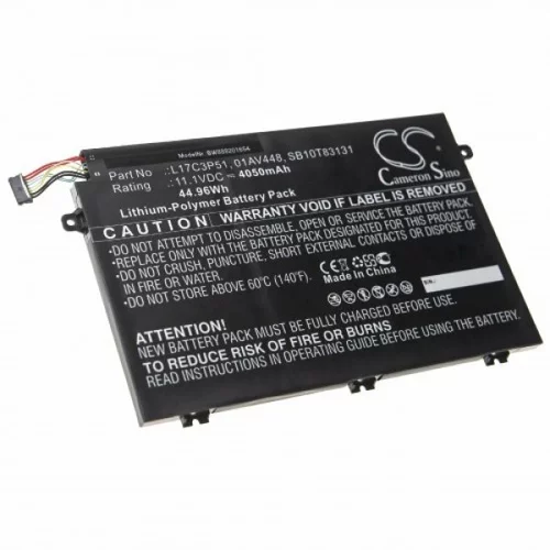 VHBW Baterija za Lenovo ThinkPad E14 / E15 / E480 / E580, 4050 mAh