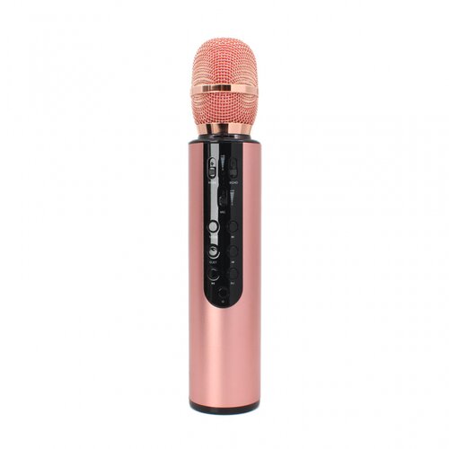  bluetooth mikrofon M6 pink Slike