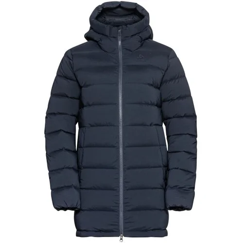 Odlo W ASCENTN-THERMIC HOODED JACKET INSULATED Ženski pernati kaput, crna, veličina