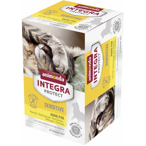 Animonda Integra Protect Adult Sensitive pladnji 24 x 100 g - Mešano pakiranje (4 vrste)