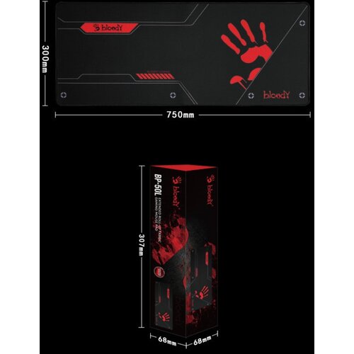 A4Tech A4-BP-50L Bloody, Gejmerska podloga za misa, 300x750mm, 3mm Cene