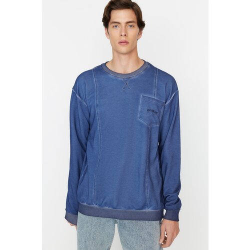 Trendyol Sweatshirt - Blue - Regular fit Slike