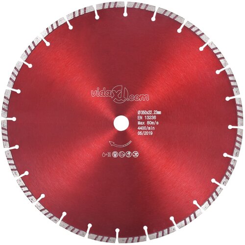  Dijamantni disk za rezanje s turbo segmentima čelični 350 mm Cijene