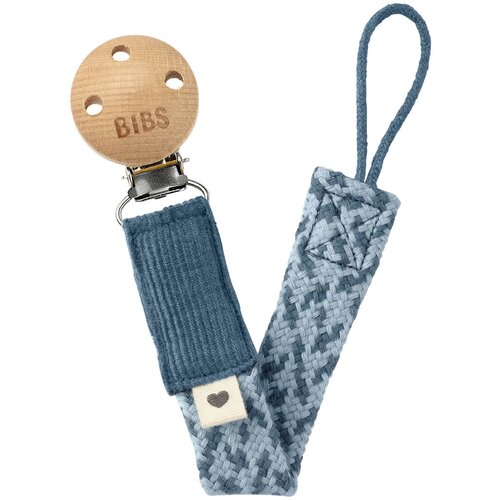 Bibs lesena priponka za dudo braid petrol/baby blue Cene