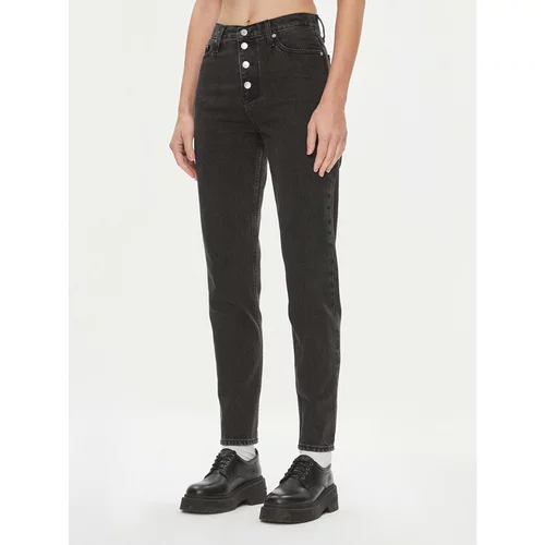 Calvin Klein Jeans Jeans hlače J20J222150 Črna Mom Fit
