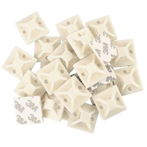 Emos a2834 Podloga smolepljiva za vezice i kablove 30x30mm bela 3m 25/1 ( 3830 ) Cene