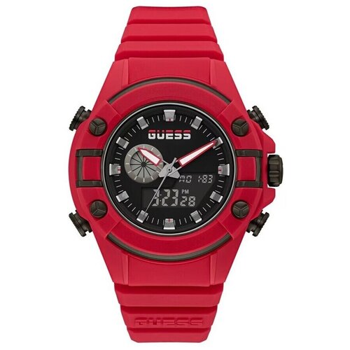Guess Analogno-digitalne ure gw0269g5 pisana Cene