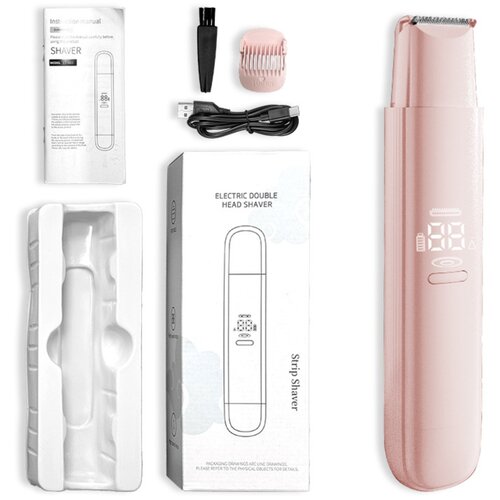 INF Dvodelni ženski električni brivnik 2v1 z keramičnim trimerjem Pink, (5000287138) Cene