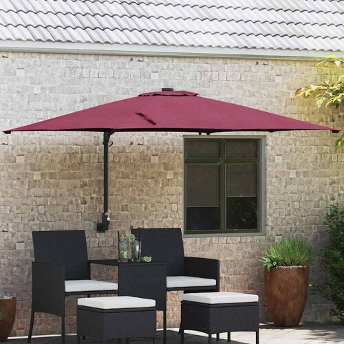  Vrtni suncobran Bordeaux Crvena 248,5 x 247,5 x 160 cm Cene