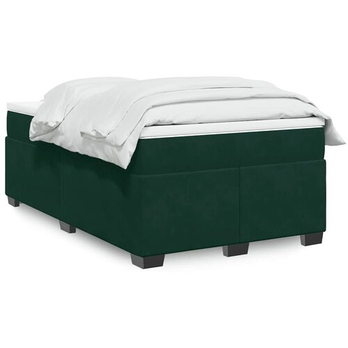 Box spring krevet s madracem tamnozeleni 120x200 cm bar&amp;scaron;unasti Slike