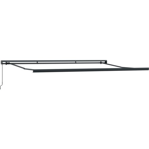 vidaXL plava i bijela ručno upravljiva uvlačiva tenda 450x300 cm Cene