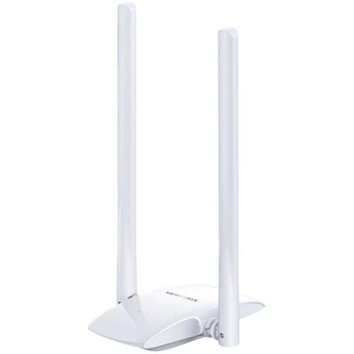 Mercusys 300Mbps high gain wireless N USB adapter, two 5dBi high gain antennas, flexible design with USB cable, support Windows 10/8.1/8/7/XP(32/64 bit) Cijene
