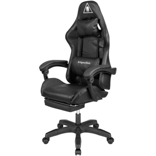  Kruger&amp;amp;Matz GX-150 crna gejmerska stolica Slike