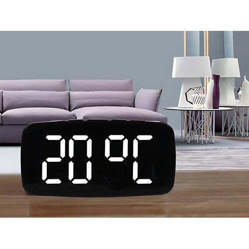  Lcd budilica s vibracijskom podlogom za jastuk crna Cijene