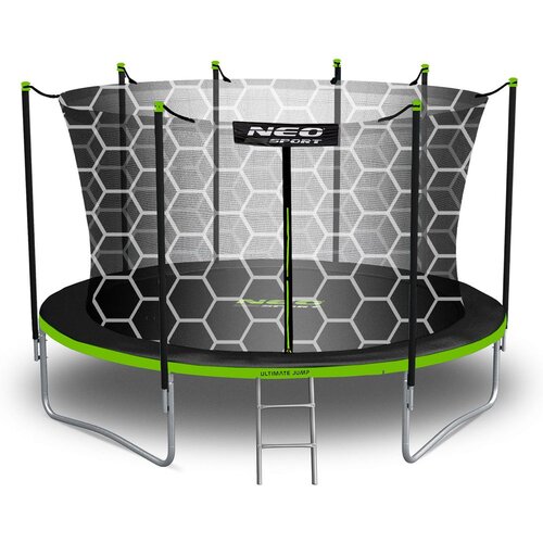  Vrtni trampolin Neo-Sport 15 ft / 465 cm s unutarnjom za&amp;scaron;titnom mrežom i ljestvama Slike