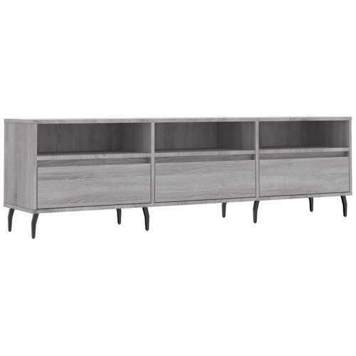 Maison Chic TV omarica - TV enota - Televizijska omarica siva sonoma 150x30x44,5 cm inženirski les, (21701637) Cene