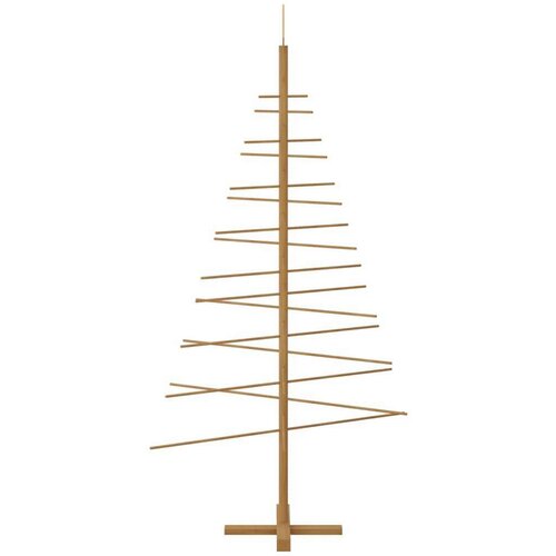 VidaXL Drveno božićno drvce s stalakom Smeđa 180 cm bambus Slike