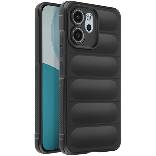 AVIZAR Ovitek za Oppo Reno 14 F / 14 FS reliefna teksturirana zasnova, Črna, (5000275128) Cene