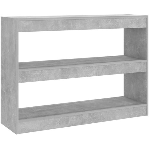 Maison Chic Knjižna omara - Knjižni regal betonsko siva 100x30x72 cm, (21723504) Cene