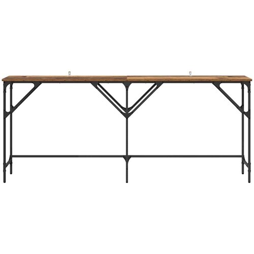 VidaXL Konzolna stolica Staro drvo 180 x 29 x 75 cm Konstruirano drvo Slike