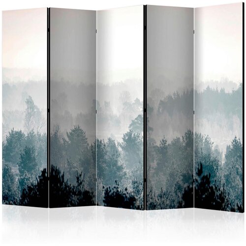 Artgeist PARAVAN 225/172/3 cm sivobela, pastelno modra Cene