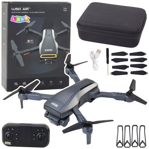  Dron na daljinsko upravljanje LU50 AIR, dupla HD MN kamera, LED svetla - črna Cene