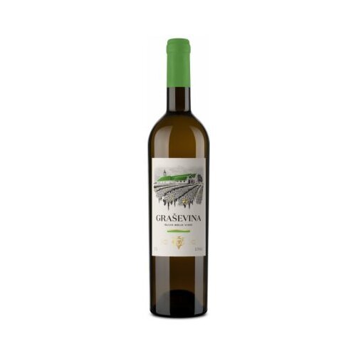 Vinoprodukt Čoka graševina belo vino 750ml staklo Slike