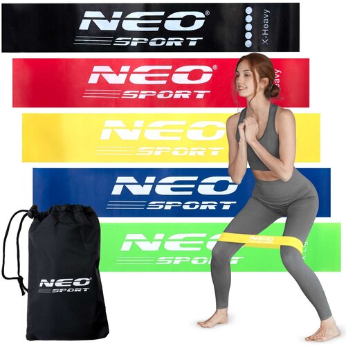 Neo-Sport Set elastičnih traka za vježbanje Neo-Sport NS-959 &ndash; 5 komada Cijene