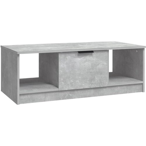vidaXL Klubska mizica betonsko siva 102x50x36 cm inženirski les, (20714347) Cene