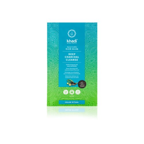 Khadi ayurvedic hair mask deep charcoal cleanse Cene