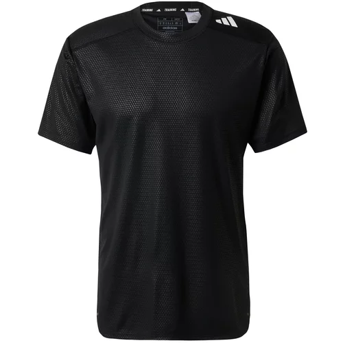 Adidas Funkcionalna majica 'D4T Strength Workout' črna / bela